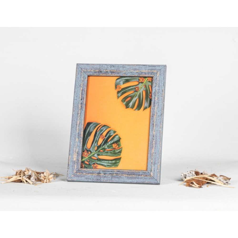 Bicanzade Masaüstü ve Duvara Asılabilir Dekoratif Resim & Fotoğraf Çerçevesi Desenli Koyu Mavi Çerçeve 21 X30 cm A4 Resim & Fotoğraf Çerçevesi Fiyatı