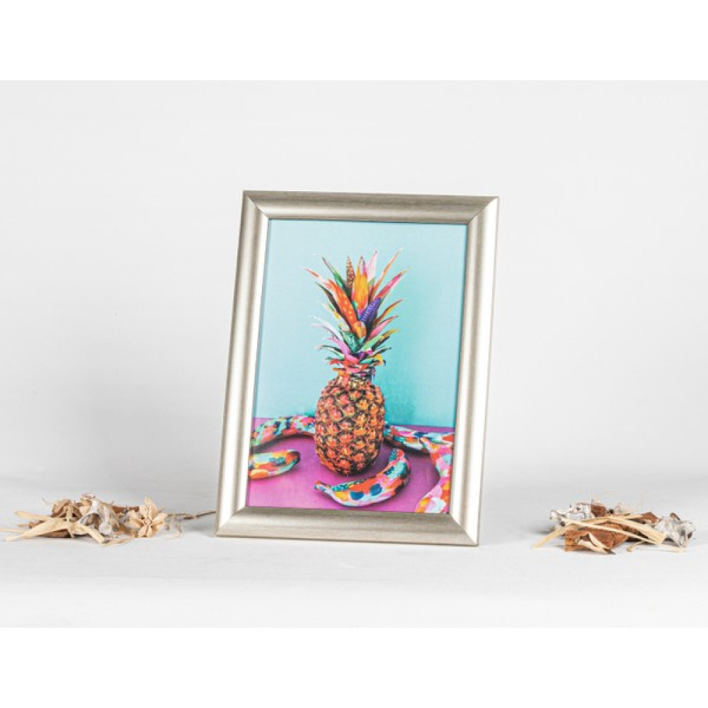 Bicanzade Resim Çerçevesi Fotoğraf Çerçevesi Masaüstü Çerçeve Duvar Askı Aparatlı Gümüş Renkli 21 x 30 cm Resim & Fotoğraf Çerçevesi Fiyatı