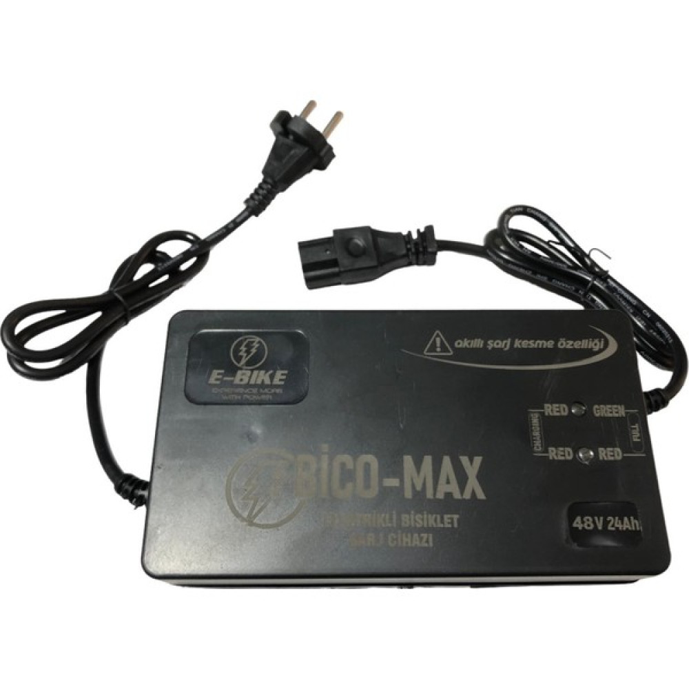 Bico-Max Elektrikli Bisiklet Şarj Cihazı 48V 24AH Bico-Max Akü Fiyatı