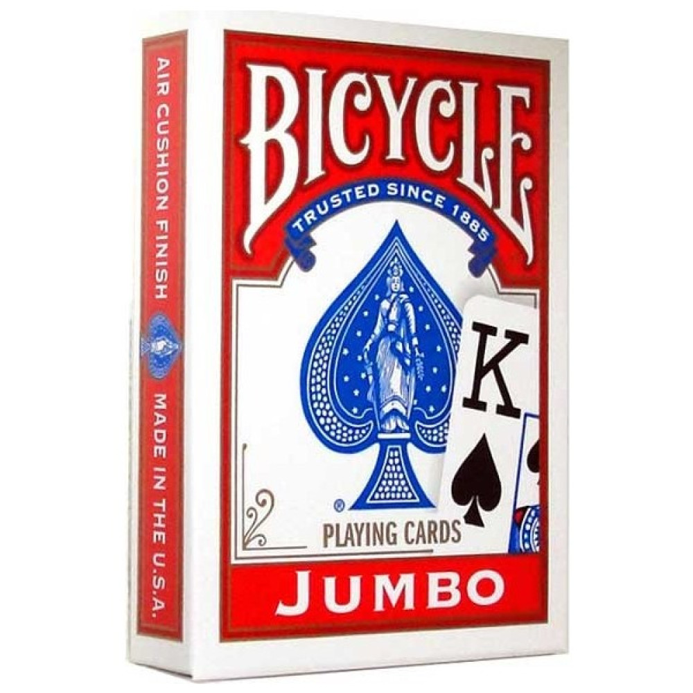 Bicycle Jumbo Poker İskambil Oyun Kağıdı (2 Tarafı Yazılı Oyun Kartı Kırmızı) Oyun Takımları Fiyatı