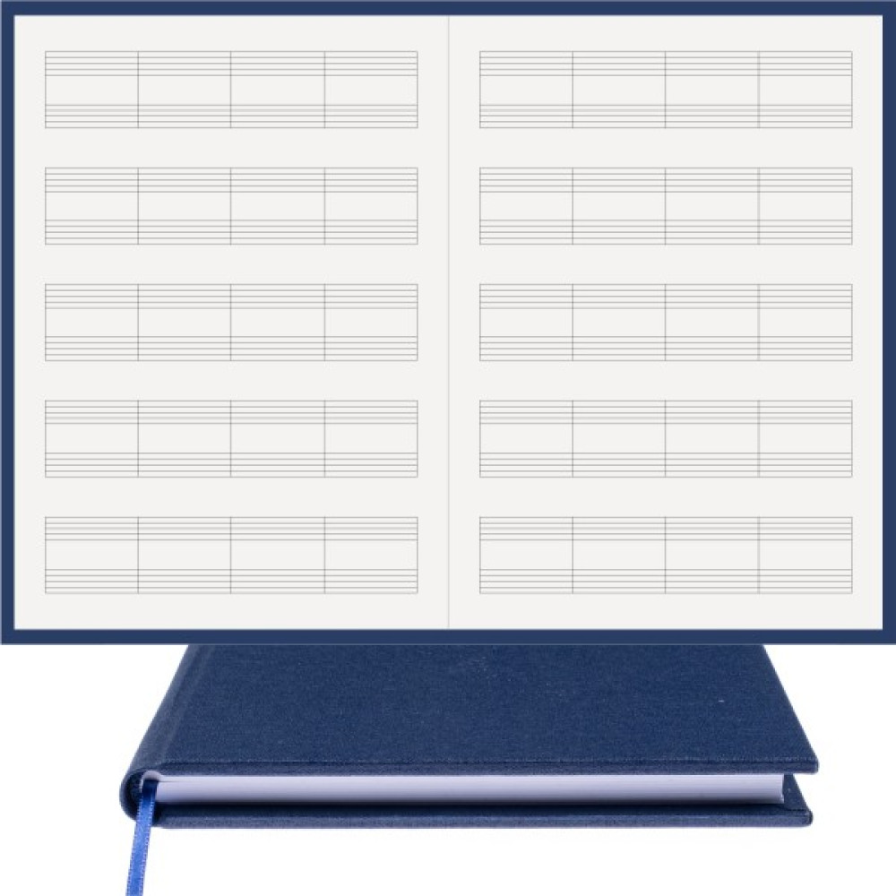 BİDEFTER Piyano Nota Defteri - Anahtarsız Kesik Çizgili - %100 El Yapımı, El Dikişi (İplik Dikiş) 1. Sınıf Hakiki Cilt Bezi ile Ciltli Defter A/4 Lacivert - Mor Oto Boyaları Fiyatı