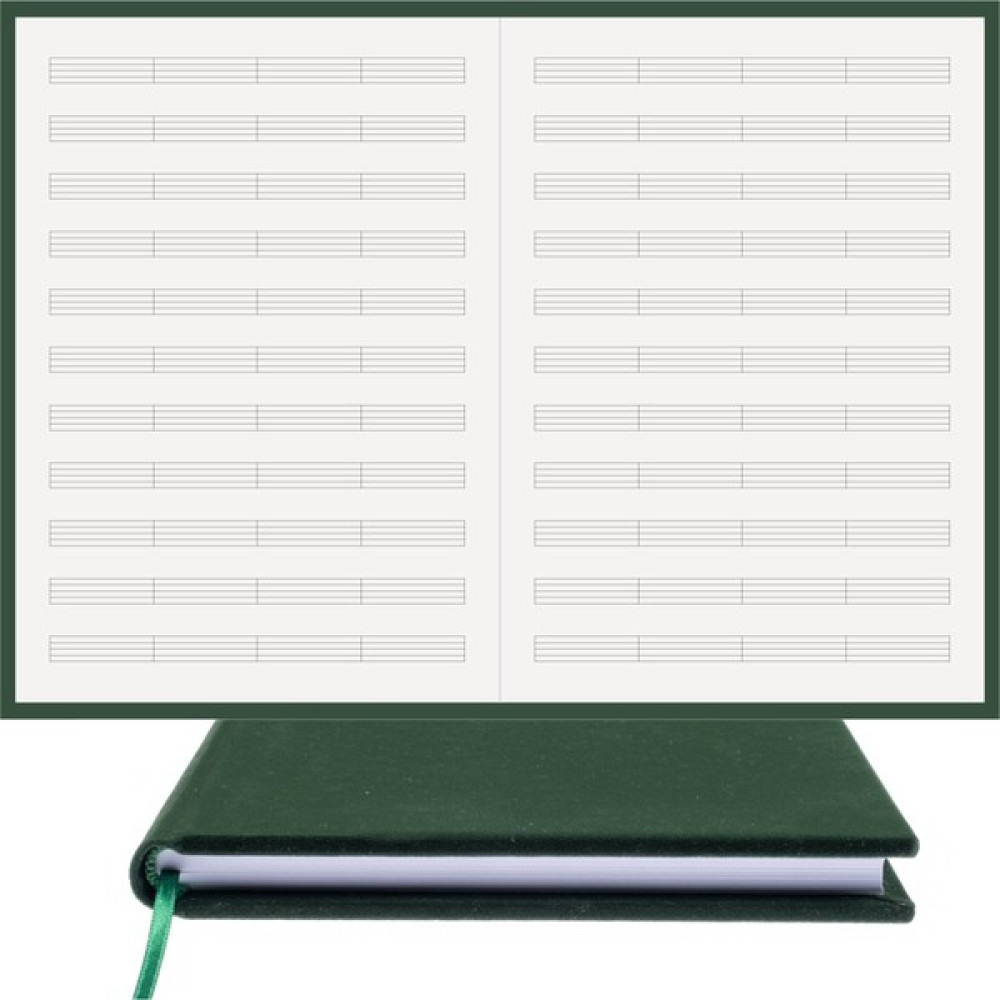 BİDEFTER Piyano Nota Defteri - Anahtarsız Kesik Çizgili - %100 El Yapımı, El Dikişi (İplik Dikiş) 1. Sınıf Viston KADİFE Kumaş Ciltli Defter A/4 Yeşil - Kırmızı Oto Boyaları Fiyatı