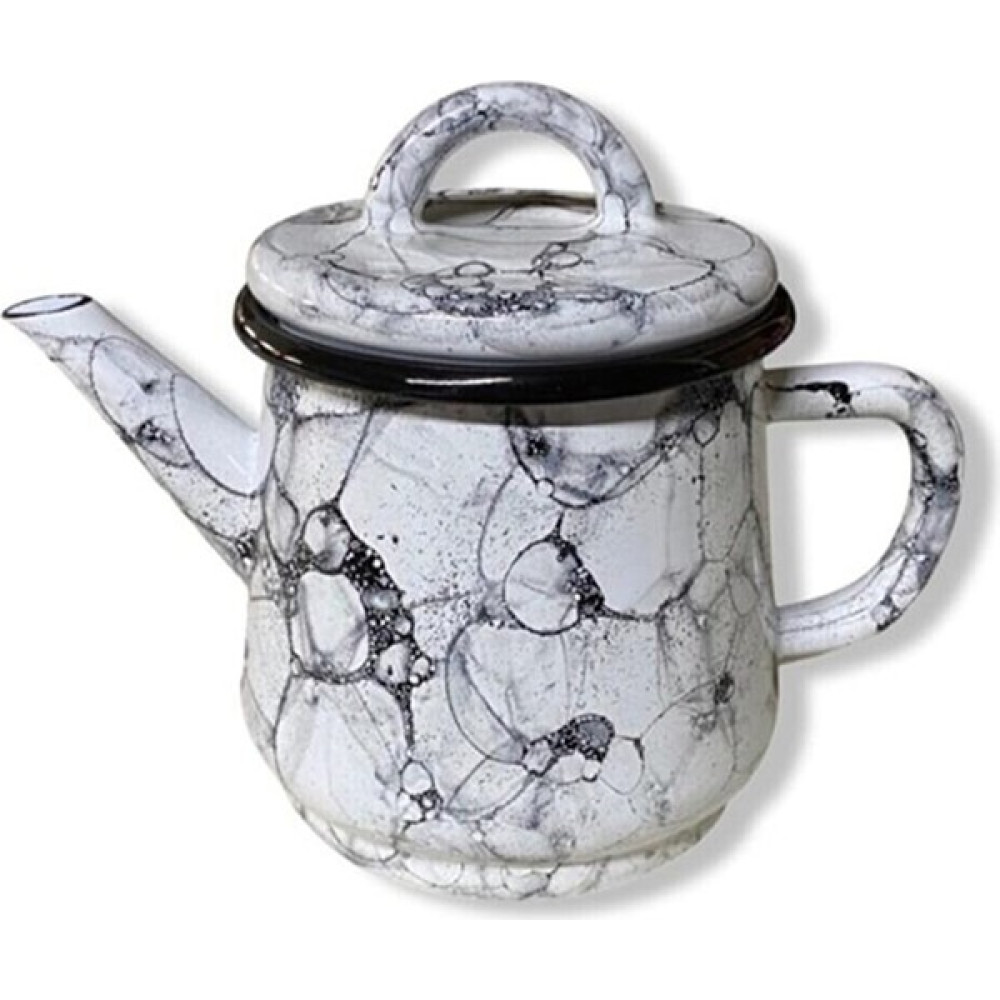 Bidoluraf Beyaz Emaye Demlik Büyük Boy 900ML Çay / Çaydanlık Setleri Fiyatı