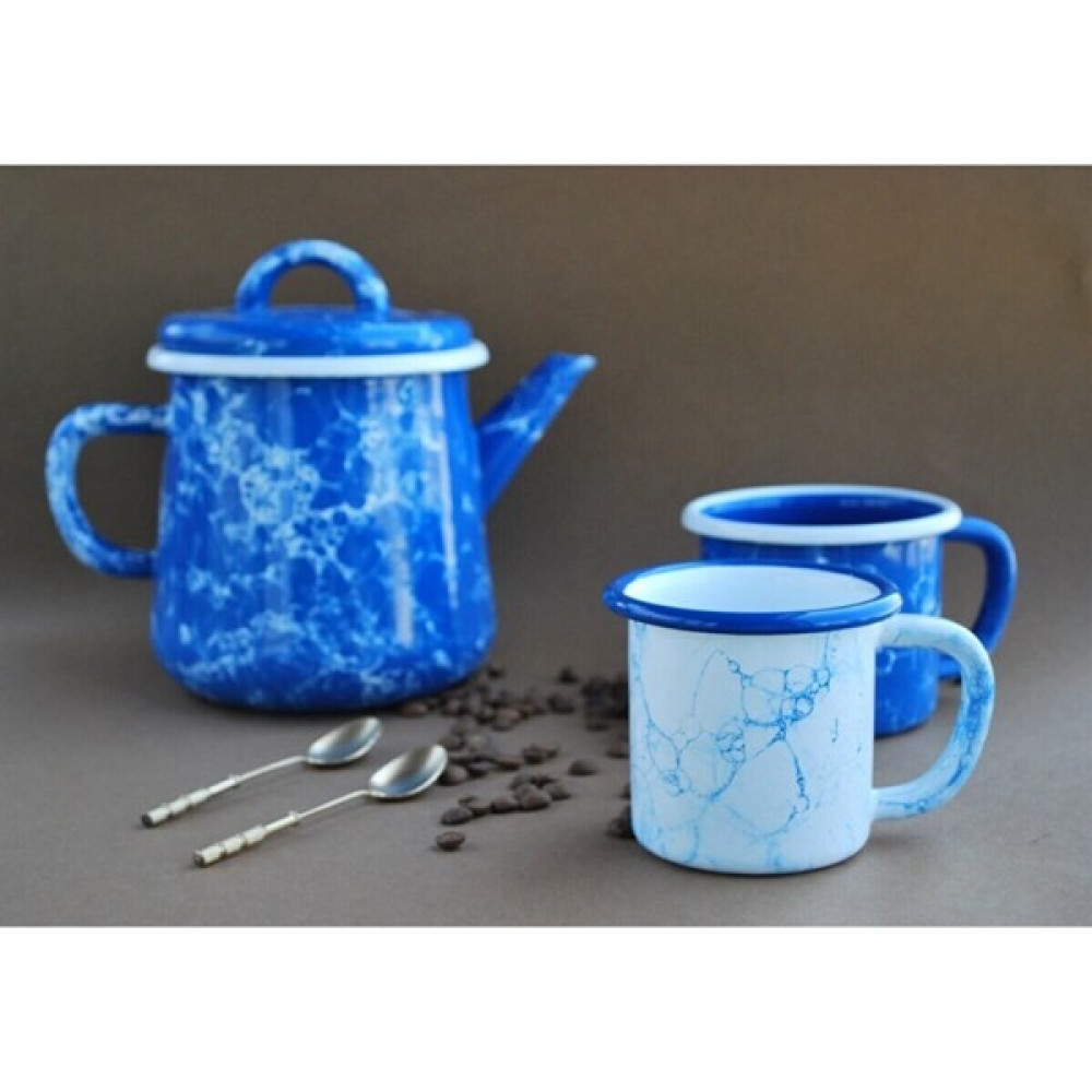 Bidoluraf Kobalt Emaye Demlik Küçük Boy 500ML Çay / Çaydanlık Setleri Fiyatı