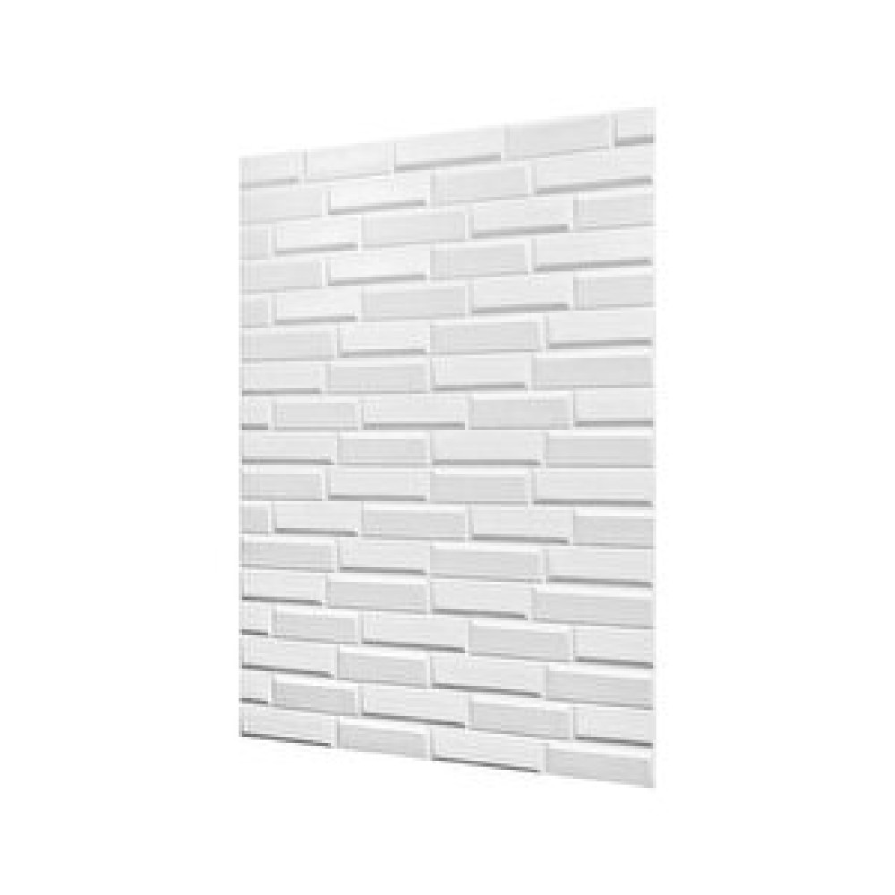 Bien Duvar Kağıtları Bien Home 50x35 Cm 0,17 M² Kendinden Yapışkanlı Duvar Kağıdı Esnek Köpük Paneli 3d Boyutlu Piramit Desen Beyaz Duvar Kağıdı Fiyatı