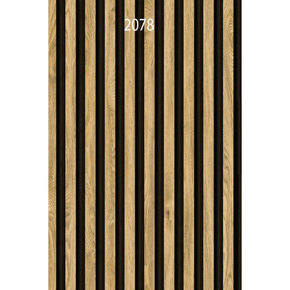 BienHome 2078 Lambiri Panel Ahşap Duvar Çıtası Desenli Premium Duvar Kağıdı 5,30 M² - Krem - 53 x 1000 cm Duvar Kağıdı Fiyatı