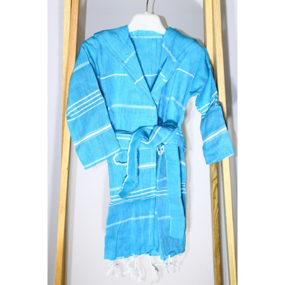 Bies Living Collection Meady %100 Pamuk Bebek&çocuk Kapşonlu Peştemal Bornoz 1-2 Yaş - 1 - 2 Yaş - Mavi Bornoz Fiyatı