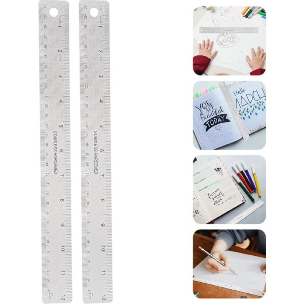 Bifeng Shop 30CM Tarzı Ork Paslanmaz Çelik Cetvel Terazisi Marangoz Aletleri Arka Olmayan Cetveller Mantarlı Mühendislik Ahşap Düz Kenarlar Öğrenci (Yurt Dışından) - Renkli Oto Boyaları Fiyatı