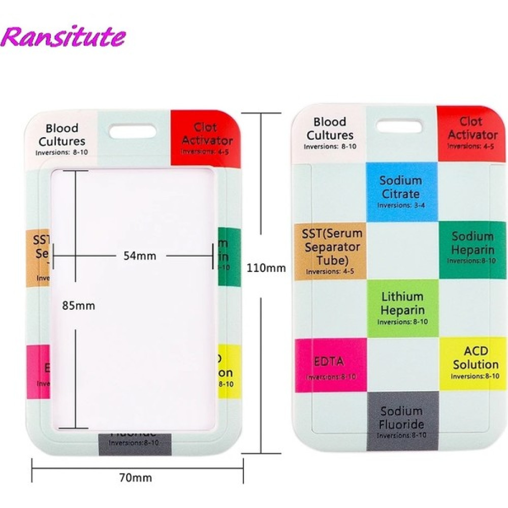 Bifeng Shop No.6 Tarzı Ransitute R1422 Tıbbi Ipi Kredi Kartı Kimlik Sahibi Rozeti Doktor Hemşire Öğrenci Kadın Seyahat Banka Otobüs Kartvizit Kapağı Rozeti (Yurt Dışından) - Renkli Oto Boyaları Fiyatı