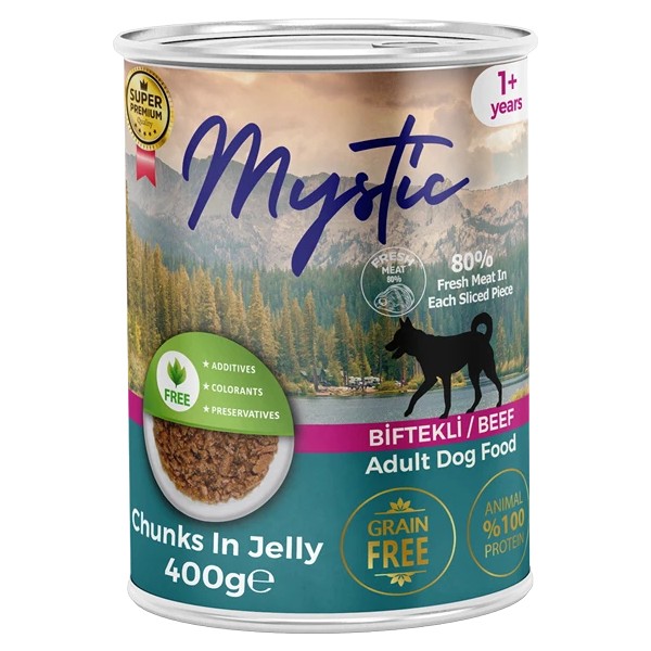 Biftekli Tahılsız Yetişkin Köpek Konservesi 400 gr x 12 Adet Diğer Fiyatı