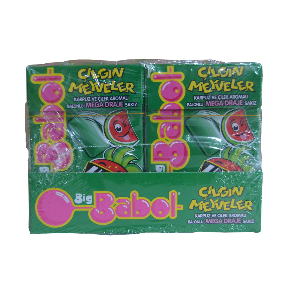 Big Babol Karpuz Çilek 36 gr x 20'li Şekerleme Sakız Fiyatı