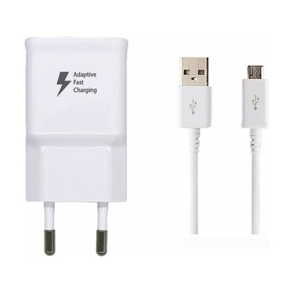 Big Cleve Samsung uyumlu 15 Watt USB Çıkış 3.1A Hızlı Şarj cihazı aleti + USB Mikro Hızlı Şarj Kablosu - Beyaz Cep Telefonu Şarj Cihazı Fiyatı