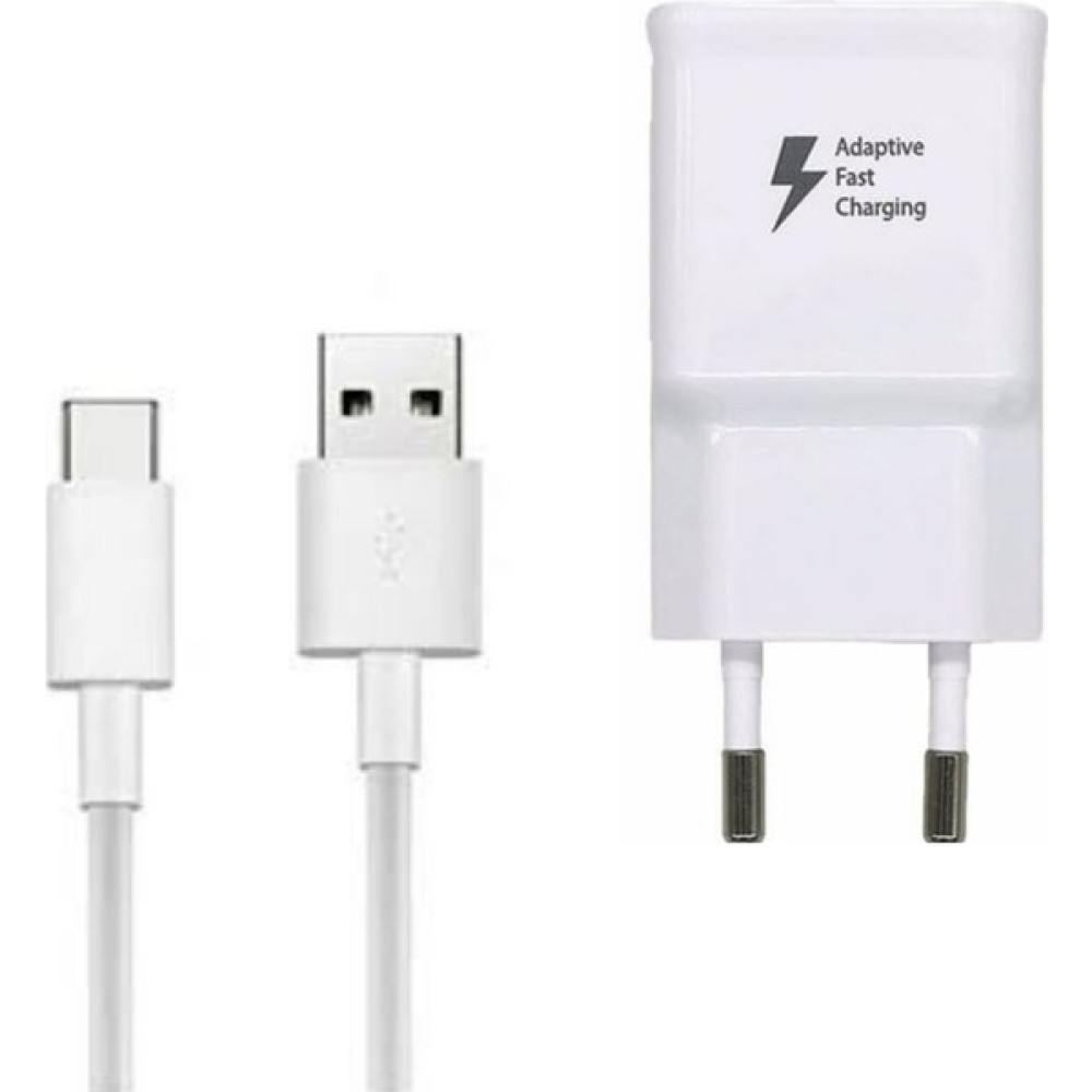 Big Cleve Samsung uyumlu 15 Watt USB Çıkış 3.1A Hızlı Şarj cihazı aleti + USB Type C Hızlı Şarj Kablosu - Beyaz Cep Telefonu Şarj Cihazı Fiyatı