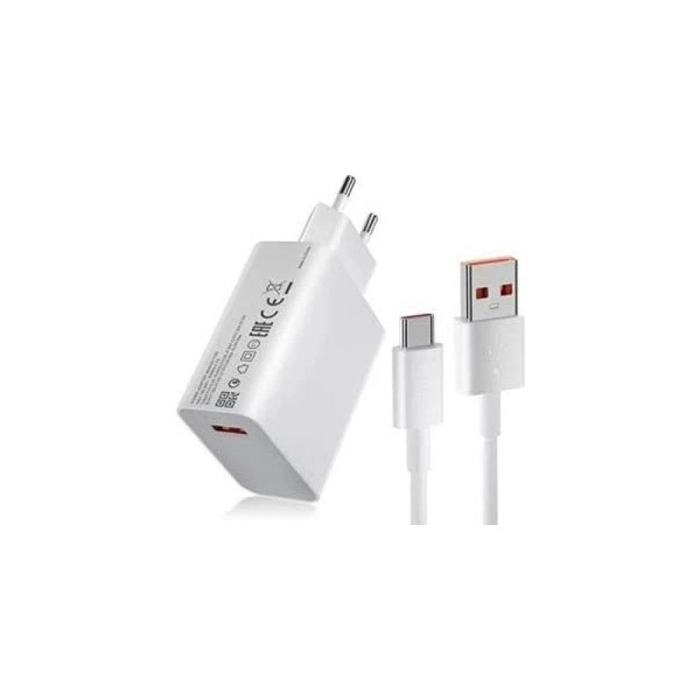 Bıg Cleve Xiaomi Mi 10 uyumlu 25 Watt USB Çıkış Turbo Şarj Cihazı Aleti + Xiaomi Mi Turbo Şarj Kablosu - Beyaz - Gri Cep Telefonu Şarj Cihazı Fiyatı