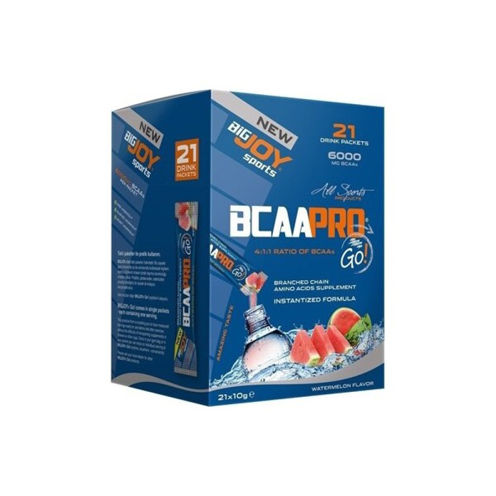 Big Joy Bcaa Pro Go! 21 Drink Packets Karpuz Aromalı Amino Asit Fiyatı