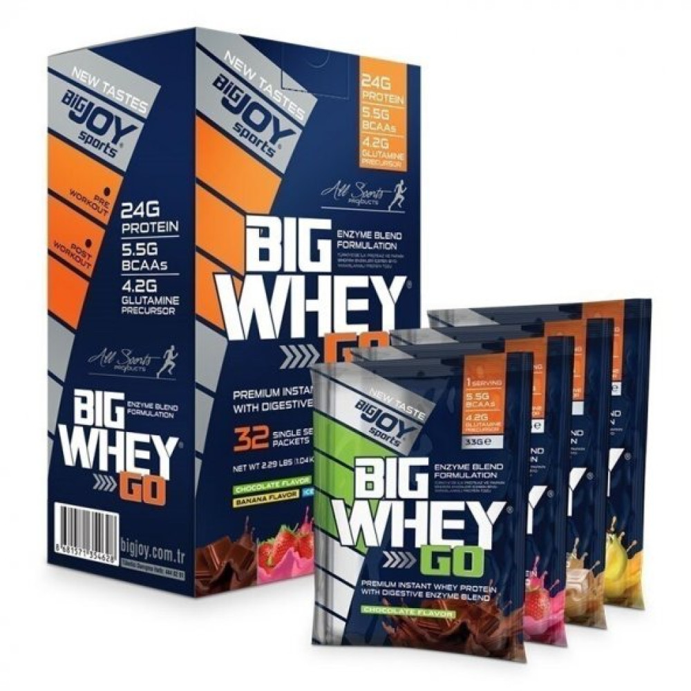 Big Joy Big Whey Go Protein 1040 Gr 32 Sase +2 Hediye - Hizli Kargo Protein Tozları Fiyatı