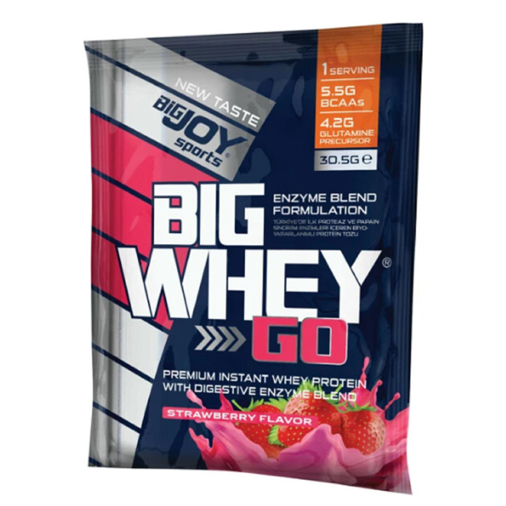 Big Joy Bigjoy Big Whey Classic Protein Tozu - Çilek - 33 Gr (Tek Kullanımlık) Protein Tozları Fiyatı