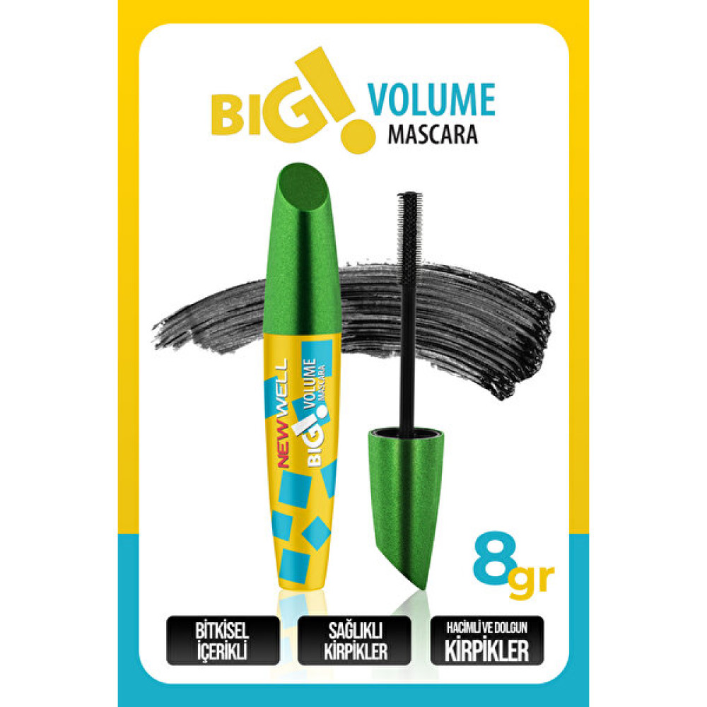 Big Volume Mascara 8 gr - Extra Siyah Rimeller / Maskaralar Fiyatı