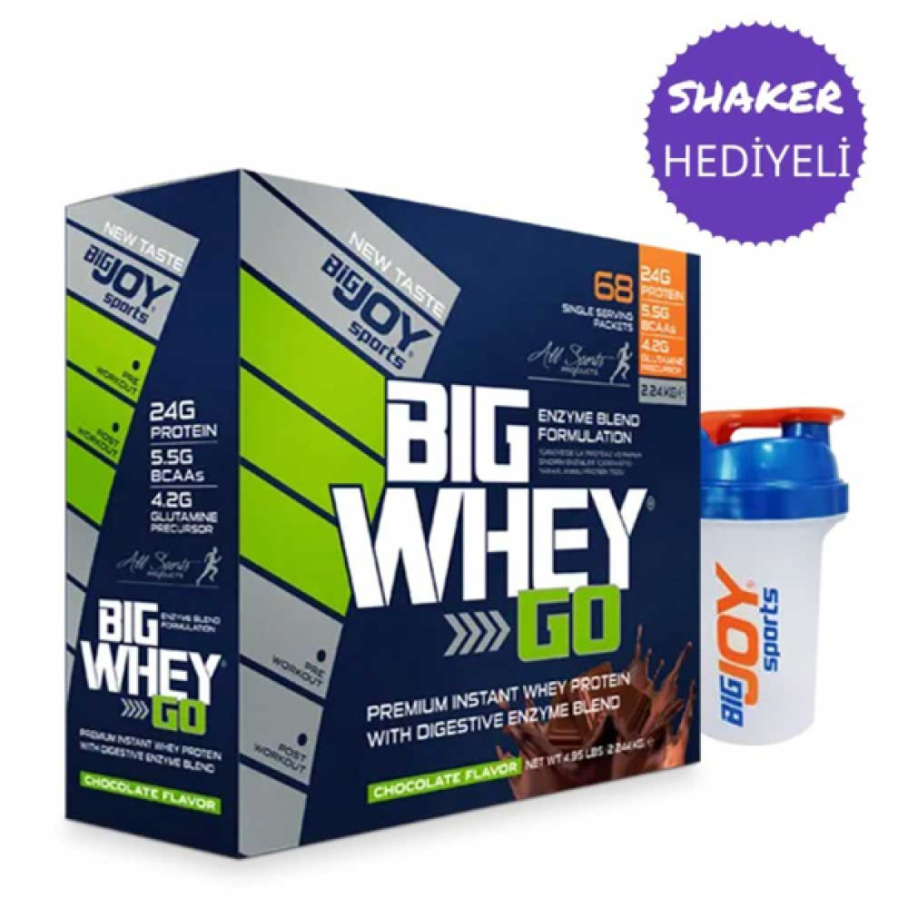 Big Whey Go Whey Protein Tozu Tekli Sachet Cikolata Aroma 68 Servis 68 Sase Protein Tozları Fiyatı