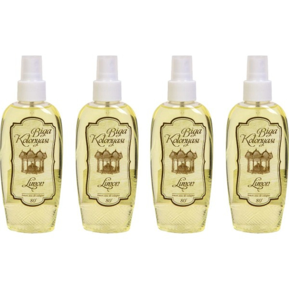 Biga Kolonyası 4'lü 160 ml Limon Kolonyası Kolonya & Gülsuyu Fiyatı