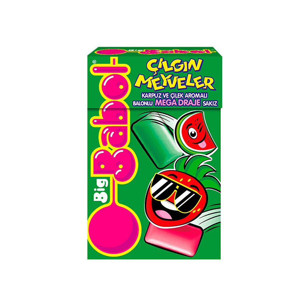Bigbabol Karpuz & Çilek Box 36 G Şekerleme Sakız Fiyatı