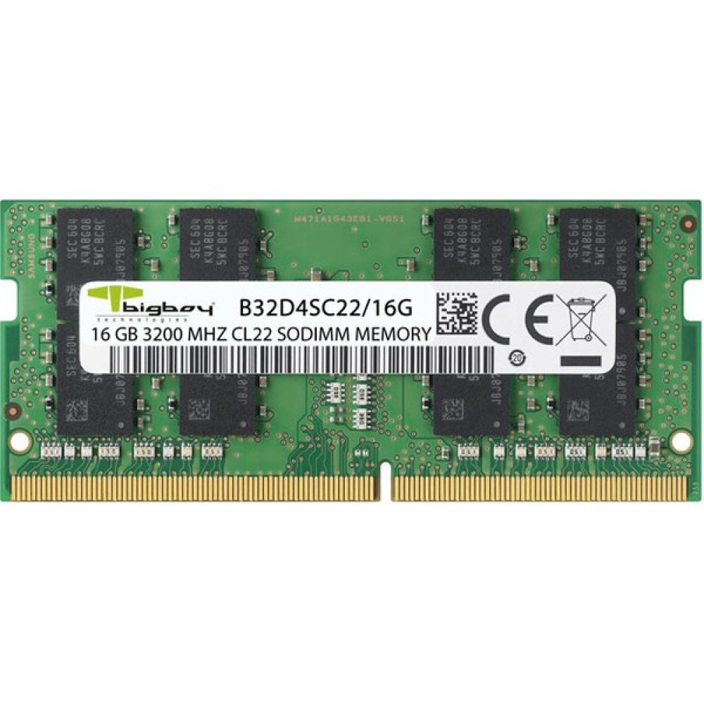 Bigboy 16GB DDR4 3200MHz CL22 Notebook Rami RAM Bellekler Fiyatı