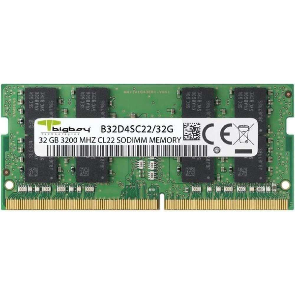 Bigboy 32GB DDR4 3200MHz CL22 Notebook Rami RAM Bellekler Fiyatı