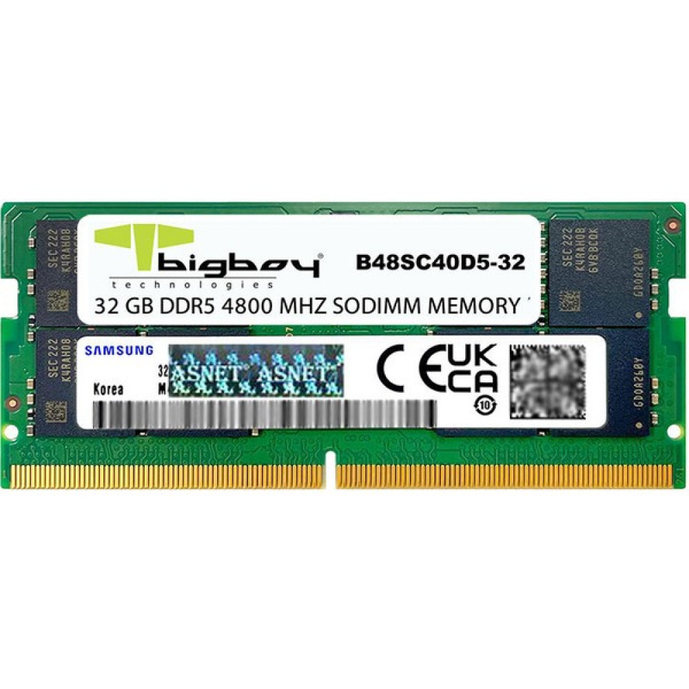 Bigboy 32GB DDR5 4800MHz CL40 Notebook Rami RAM Bellekler Fiyatı