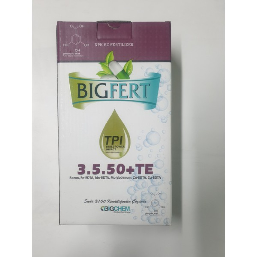 Bigchem Bıgfert 3.5.50+Te Toz Potasyum Gübre 1 Kg ( İrileştirici Tatlandırıcı Renklendirici ) Gübre Fiyatı
