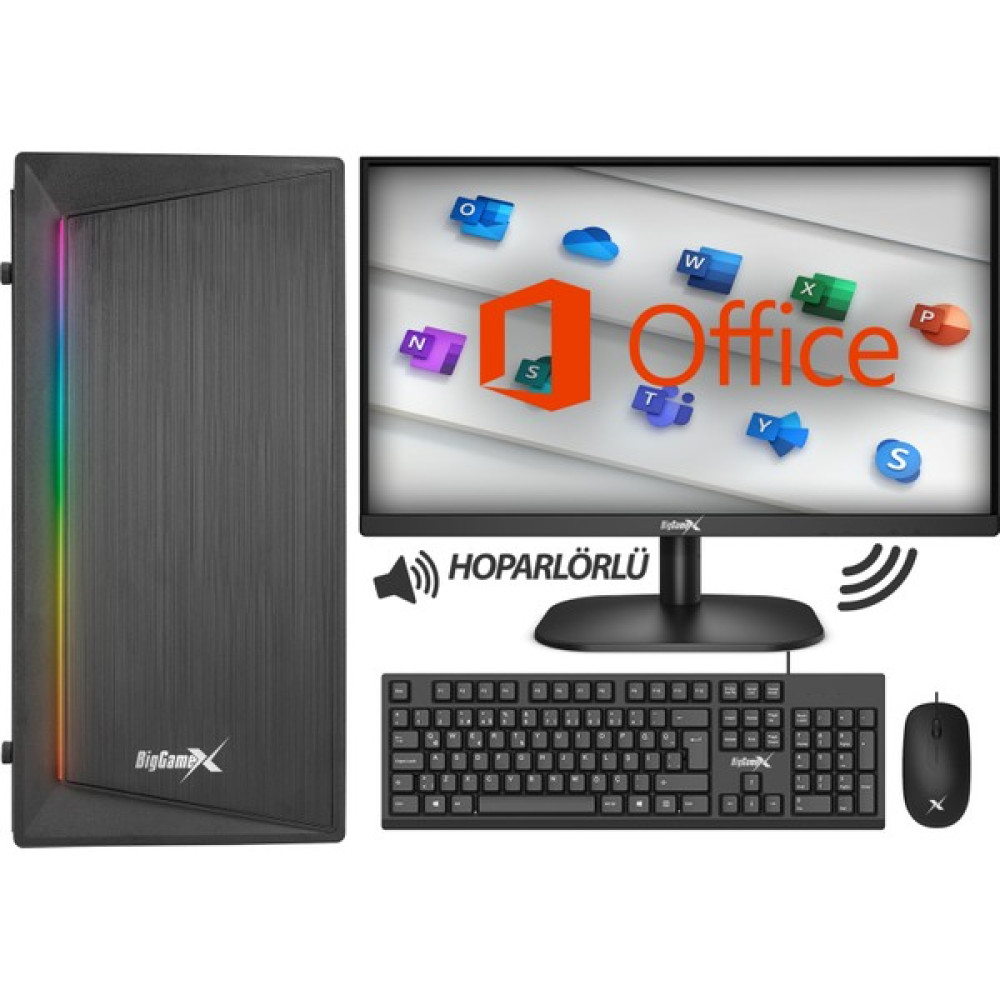 Biggamex KL08 I5-3470 8gb Ram 128GB SSD 19" Monitör Masaüstü Ofis Bilgisayarı - FreeDos Masaüstü Bilgisayar Fiyatı