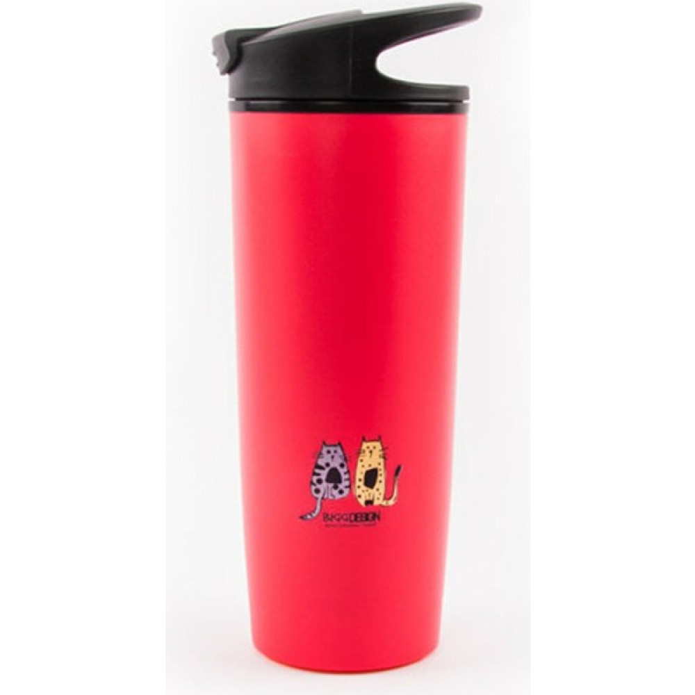 Biggdesign Cats in İstanbul Kırmızı Devrilmez Mug by Zeynep Pak Kamp Mutfağı Fiyatı