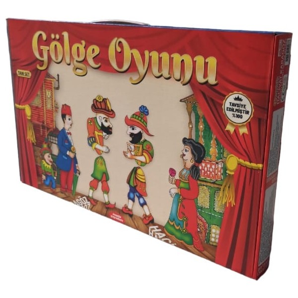 Bigibu Karagöz Hacivat Sahnesi / Hacivat Karagöz Shadow Theatre (Kutulu) Gölge Oyunu -Kolektif Diğer Fiyatı