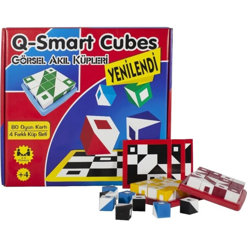 Bigibu Q-Boxx Cubes Qbitz Görsel Akıl ve Zeka Küpleri (Yenilendi) Q-Bitz Q-Smart Q Smart Küp Oyunu Oyun Takımları Fiyatı