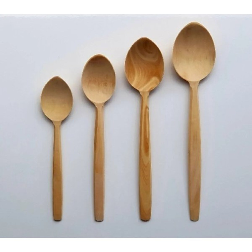 BiGift Şimşir Kaşık Seti, 4 Boy Şimşir Kaşık Takımı, Tahta Kaşık, Ahşap Kaşık Çatal / Kaşık / Bıçak Takımları Fiyatı
