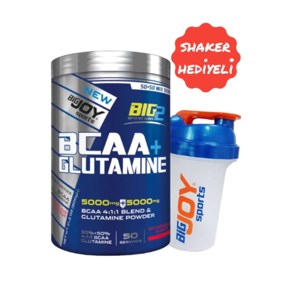 Bigjoy Big2 Bcaa + Glutamine 2Si 1 Arada 50 Servıs 600 Gr Karpuz Amino Asit Fiyatı