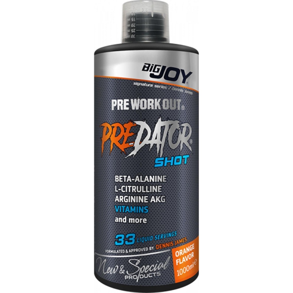 Bigjoy Predator Shot Pre Workout 1000ml 33 Servis Portakal Aroması ile Hızlı Emilim Sağlayan Sıvı Form - -- SSD / Solid State Drive Fiyatı