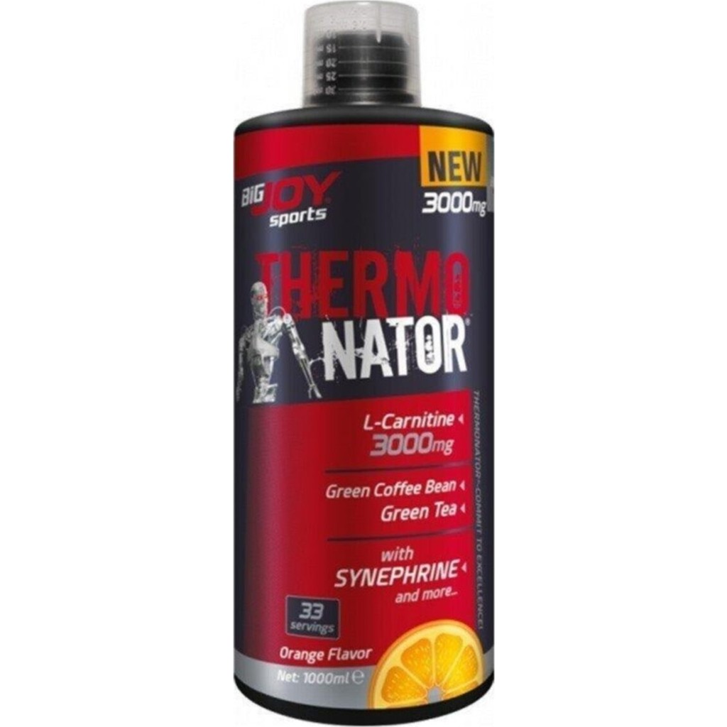 Bigjoy Sports 1000 Ml Portakallı Thermonator L-Carnitine 33 Servis İçin Termojenik Etkili Besin - -- Diğer Fiyatı