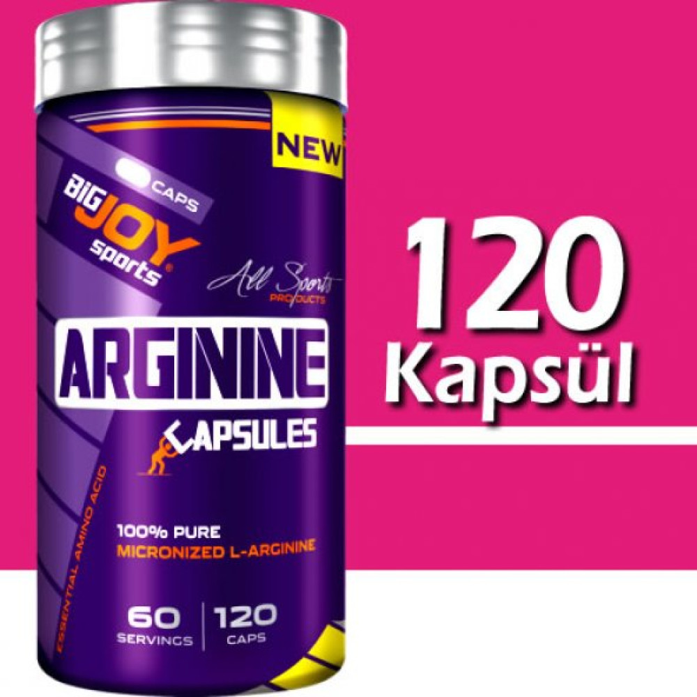 Bigjoy Sports Arginine 120 Kapsul Ucretsiz Kargo Amino Asit Fiyatı
