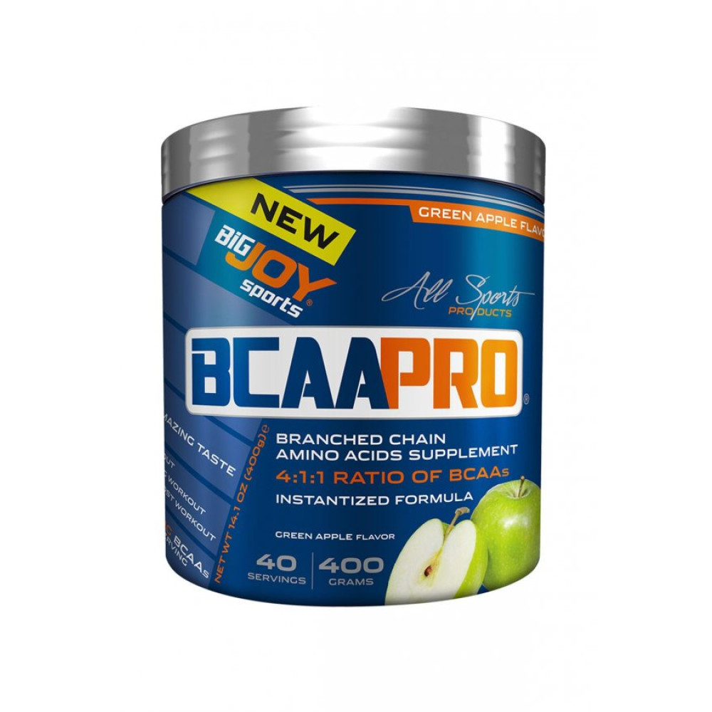 Bigjoy Sports Bcaapro 400Gr 40 Porsiyon Bcaa Yesil Elma Aroma Amino Asit Fiyatı