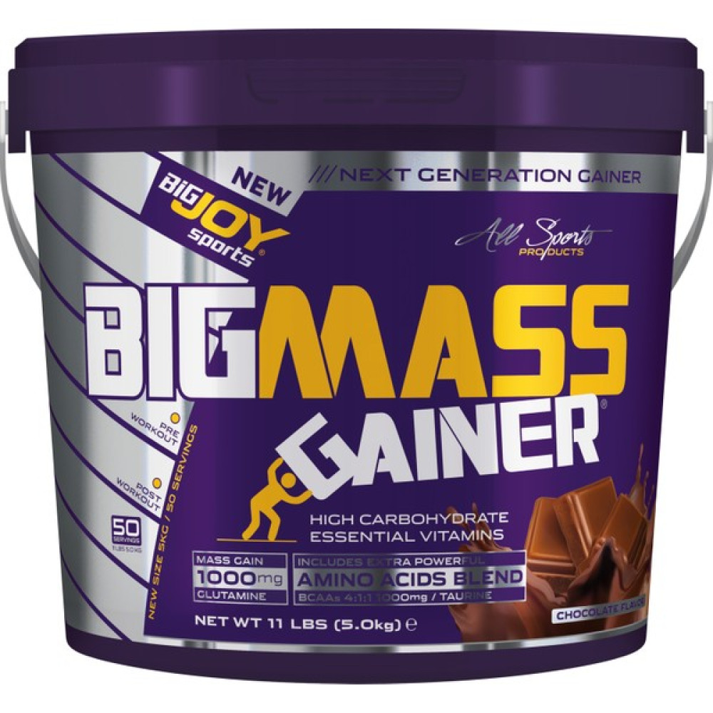 Bigjoy Sports Bigmass Gainer Çikolata Aromalı 5000 gr Protein Tozları Fiyatı