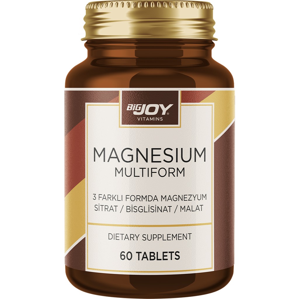 Bigjoy Vitamins Magnesium Multiform 60 Tablets Diğer Fiyatı