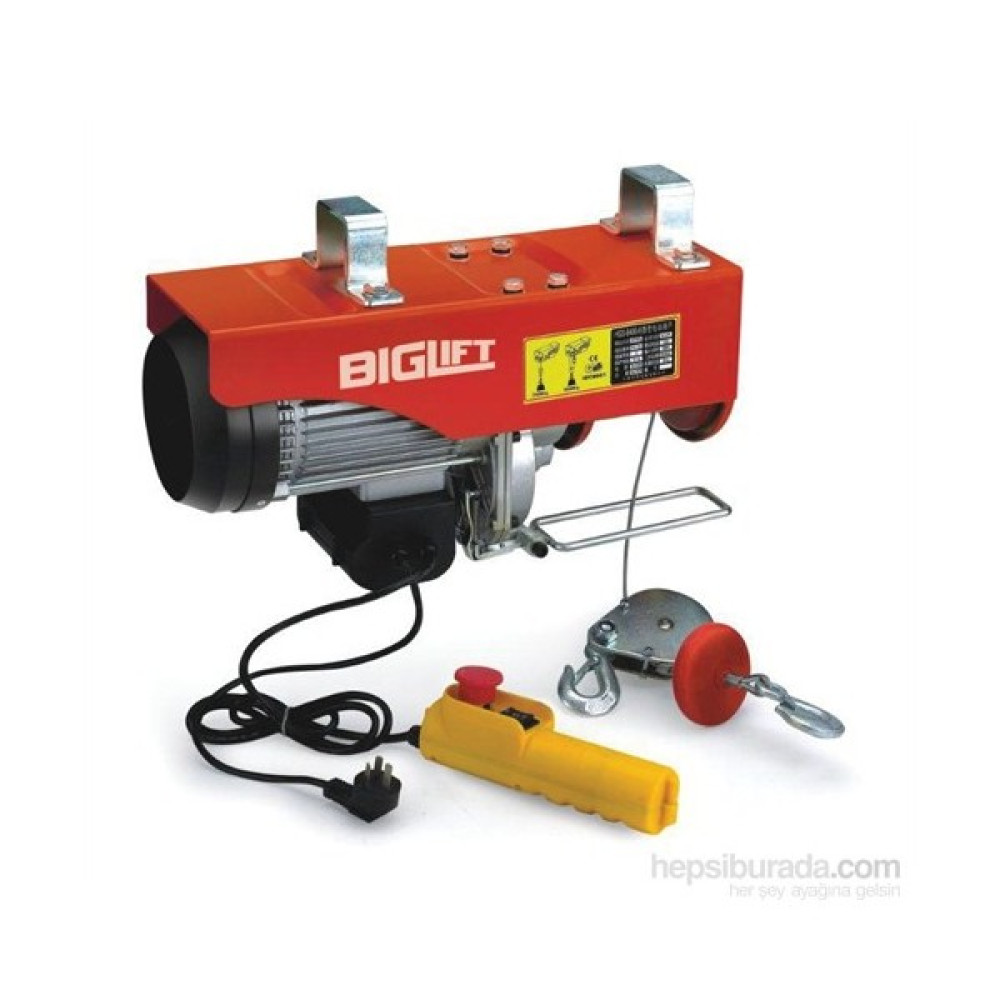 Biglift Elektrikli Vinç 20Mt 125-250Kg Yük Kaldırma / Vinç Fiyatı