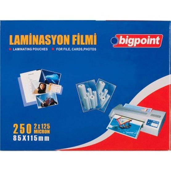 Bigpoint 85X115 125 Micron Laminasyon Filmi Laminasyon Sistemi Fiyatı