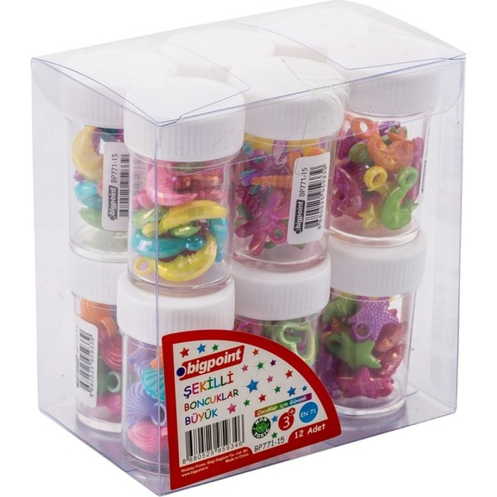 Bigpoint Bp771-15 Sekıllı Boncuklar Buyuk Kalemlik (Kalem Kutusu) Fiyatı