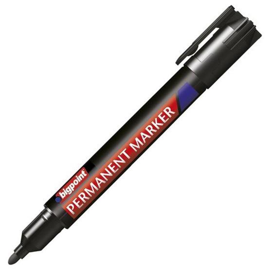 Bigpoint BP91295 Yuvarlak Uçlu Siyah Permanent Markör Kalem Markör Kalem Fiyatı