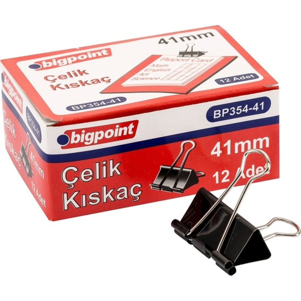 Bigpoint Çelik Kıskaç 41Mm 12'Li Kutu Kıskaç Fiyatı