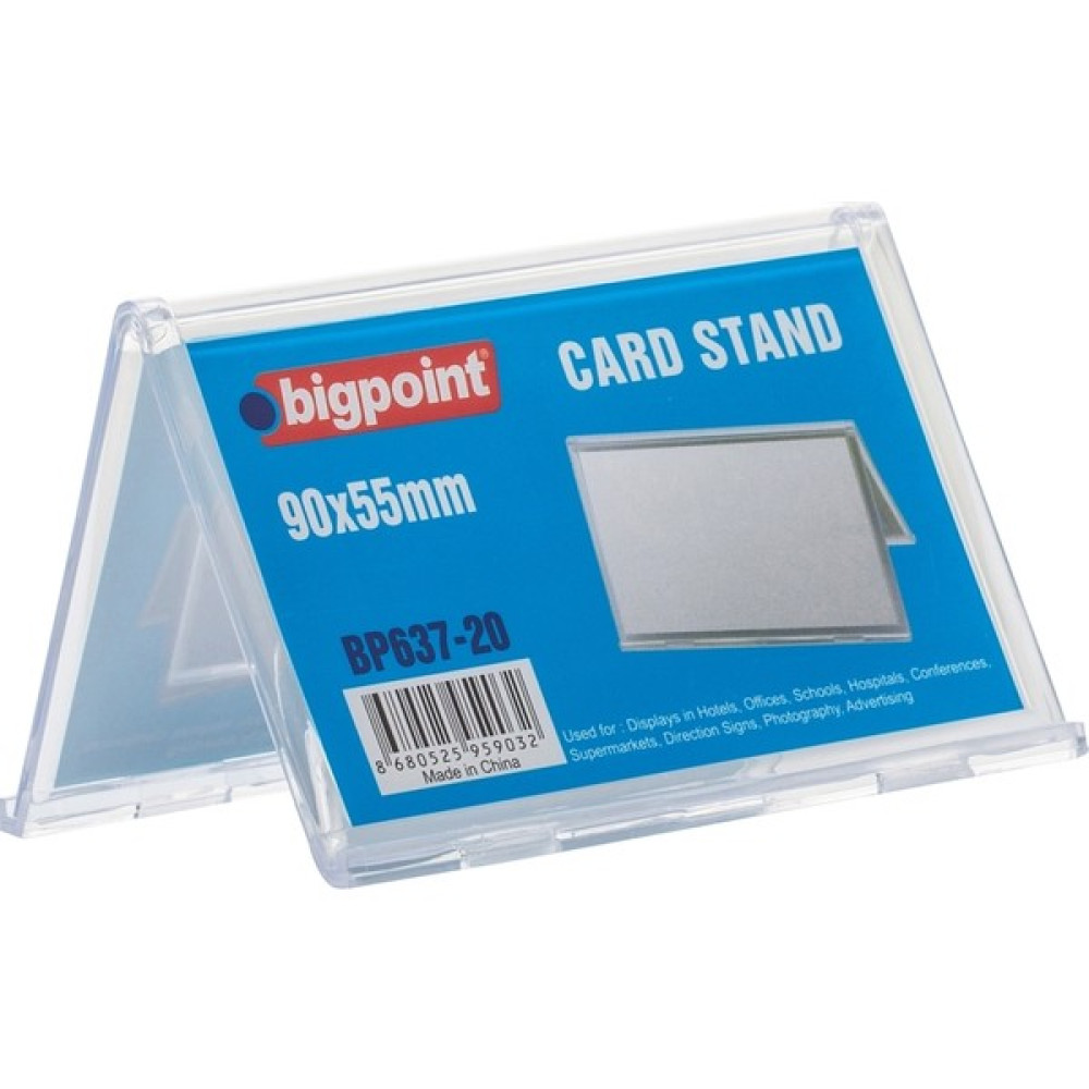 Bigpoint Kart Standı Çift Taraflı 90x55mm Klasör Fiyatı