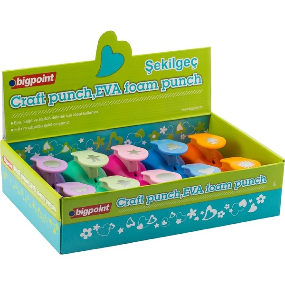 Bigpoint Şekilgeç 3.8 cm 10'lu Stand Makas Fiyatı