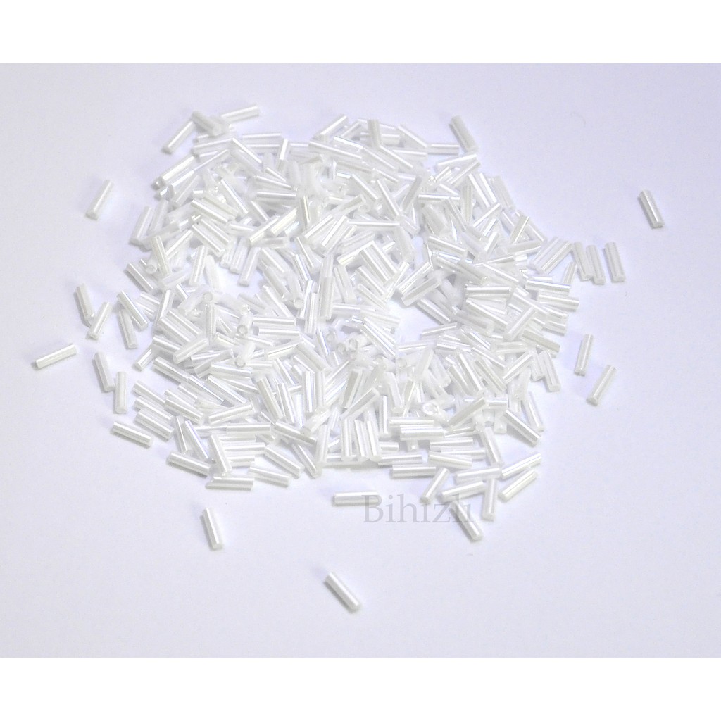 Bihızlı Cam Boru Boncuk 20 Gram ( Beyaz Renk ) Diğer Fiyatı