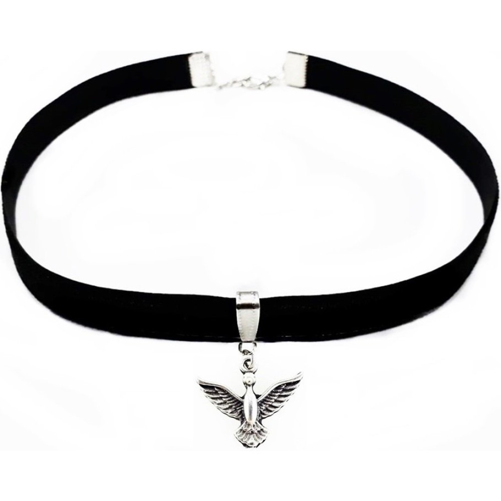 BijuStore Albatros Kuşu Siyah Kadife Kadın Choker Tasma Kolye - 35 cm SSD / Solid State Drive Fiyatı